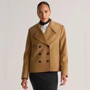 Quince Italian Wool Short Peacoat
